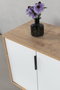 Hanah Home Sırma 4515 Consola Roble Zafiro y Blanco